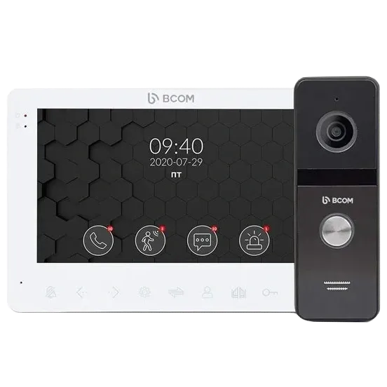 BCOM BD-780FHD White Kit Комплект відеодомофона