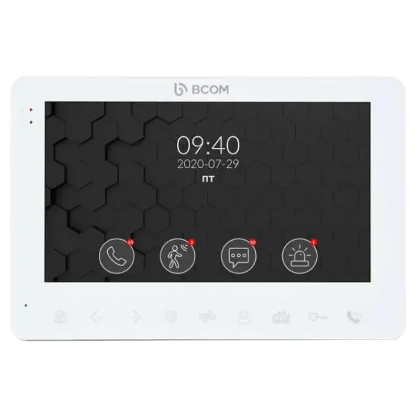 BCOM BD-780 White Відеодомофон