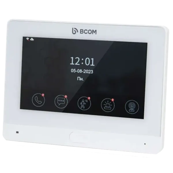 BCOM BD-760FHD/T White Відеодомофон