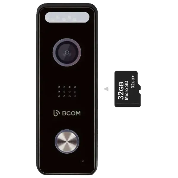 BCOM BT-400FHD/T Black SD Виклична панель