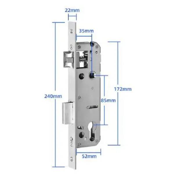 SEVEN LOCK SL-7762BF Розумний замок (врізна частина 3585)
