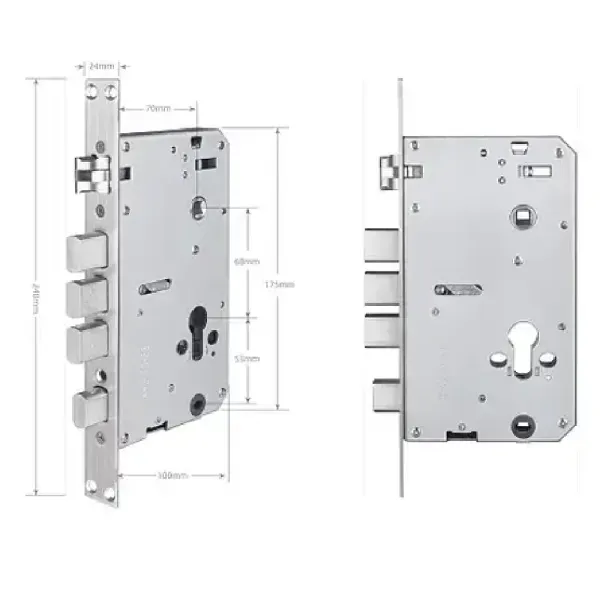 SEVEN LOCK SL-7767BFW Розумний замок (врізна частина 7068)