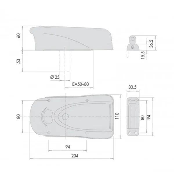 CISA Elettrika 1A630 Електромеханічний замок
