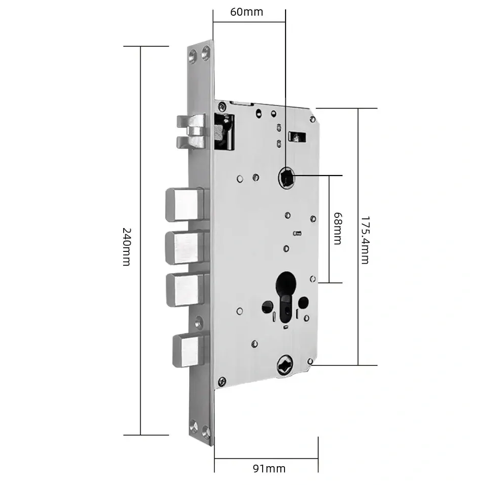 SEVEN LOCK 6068 Врізна частина з автозакриттям