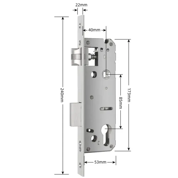 SEVEN LOCK 4085 Врізна частина