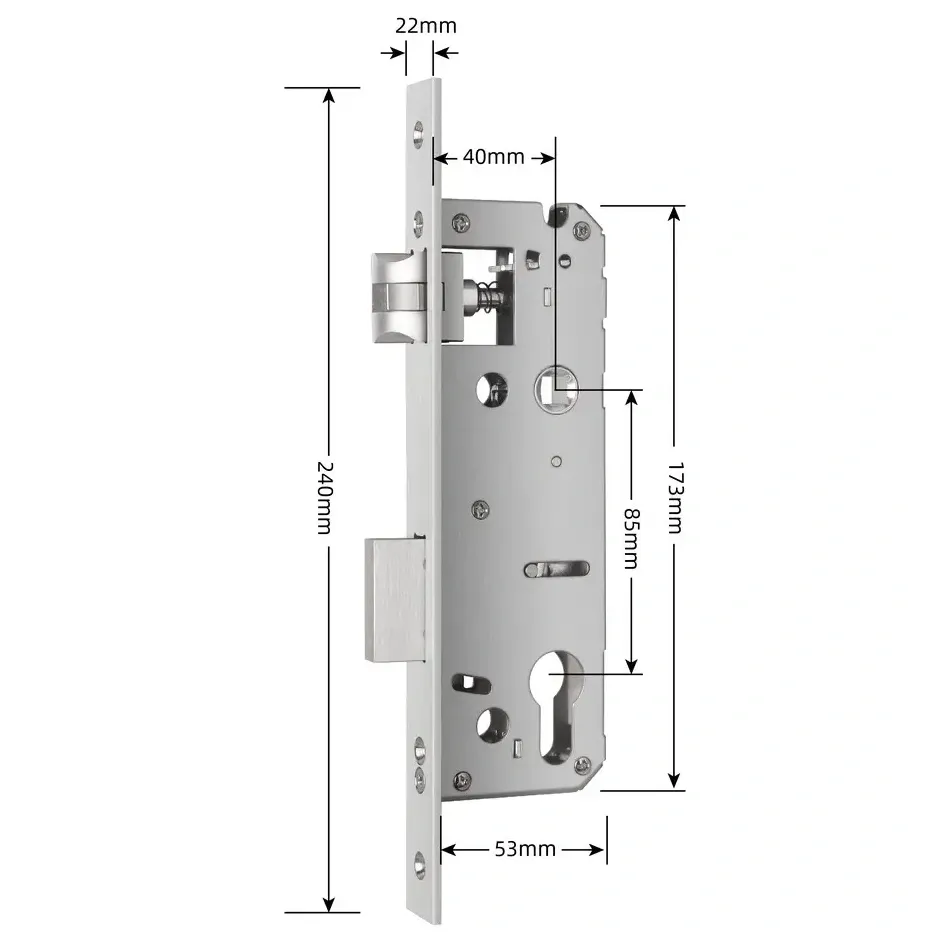 SEVEN LOCK 4085 Врізна частина