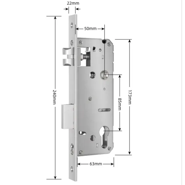 SEVEN LOCK 5085 Врізна частина