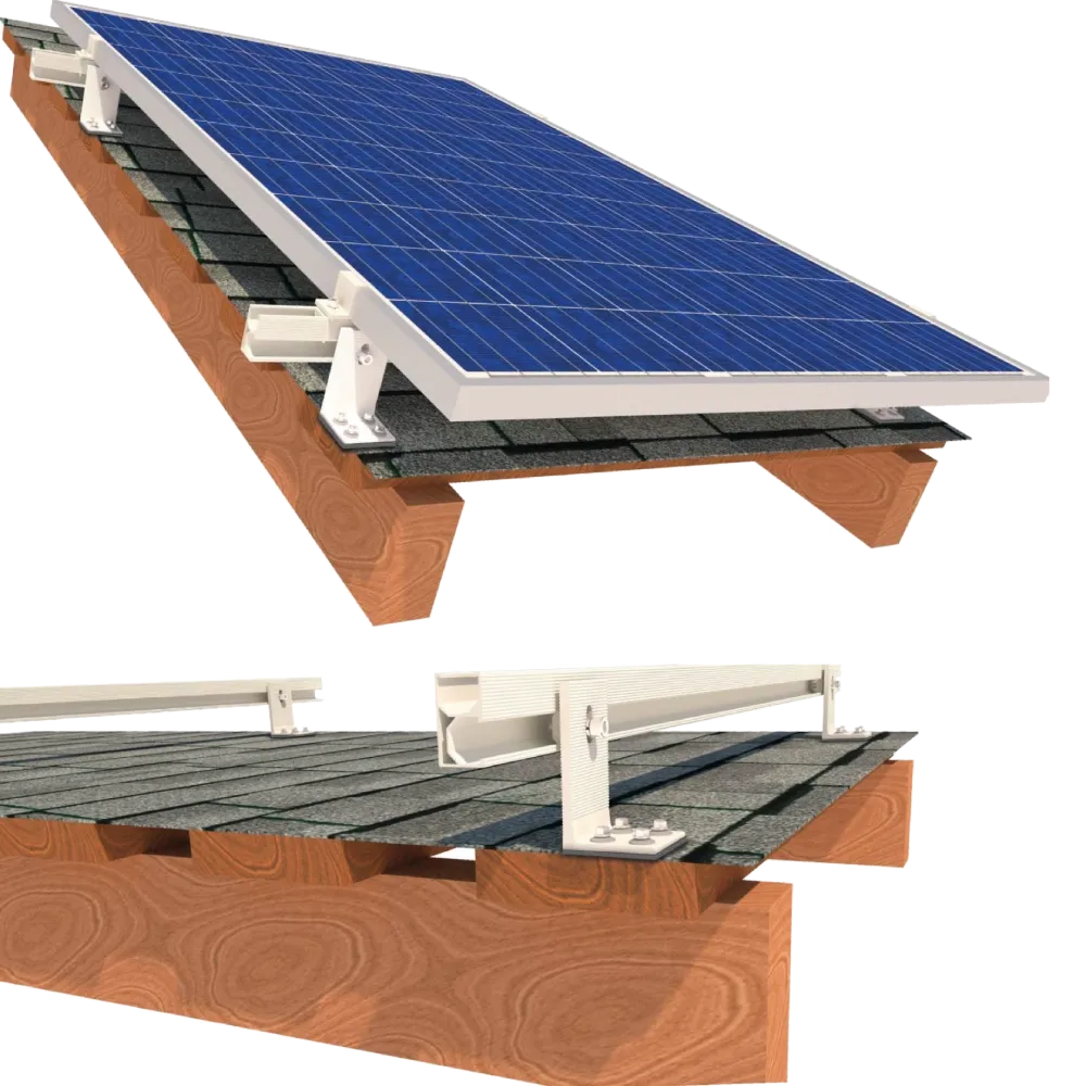 InstallKit IK-XL-B-2 кріплення 2 сонячних панелей до 1145мм бітумна черепиця Комплект