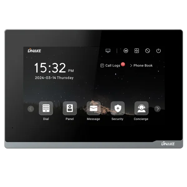 Dnake E217W 7" Linux Відеодомофон з Wi-Fi