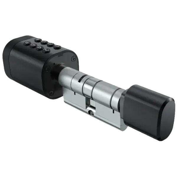 SEVEN LOCK SL-7774BF black (35-90мм) (циліндр) Біометричний замок