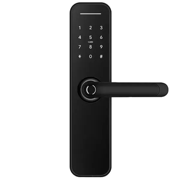 SEVEN LOCK SL-7766BF black (без врізної частини) Розумний дверний біометричний замок