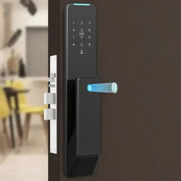 SEVEN LOCK SL-7775BF black Біометричний замок