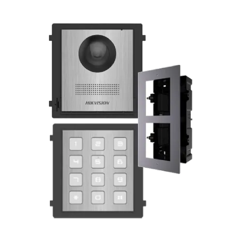 DS-KD8003-IME1NS + DS-KD-ACF2/Plastic + DS-KD-KP/S Комплект модулів Hikvision