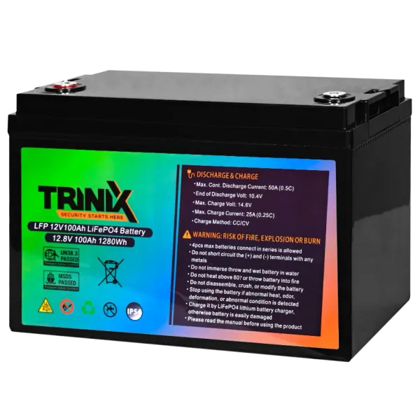 TRINIX LiFePo4 100 Ah 12V Акумуляторна батарея