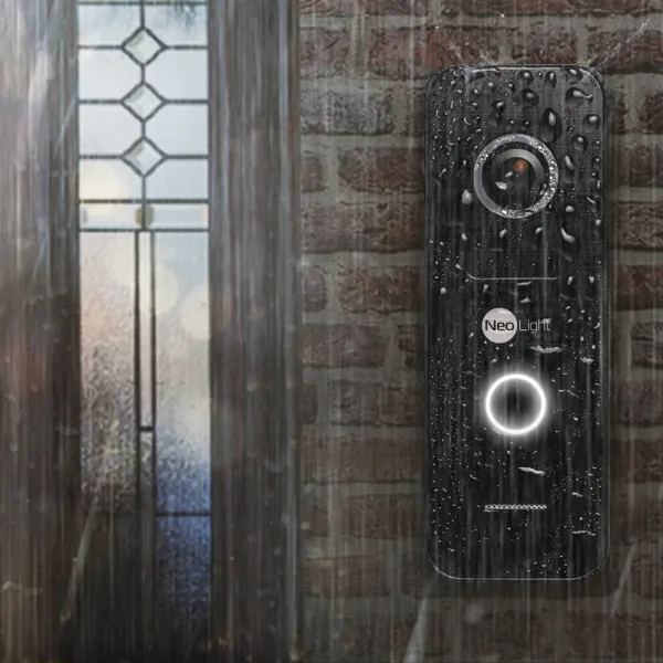Neolight ALPHA Hybrid + PRIME FHD Black Комплект відеодомофону