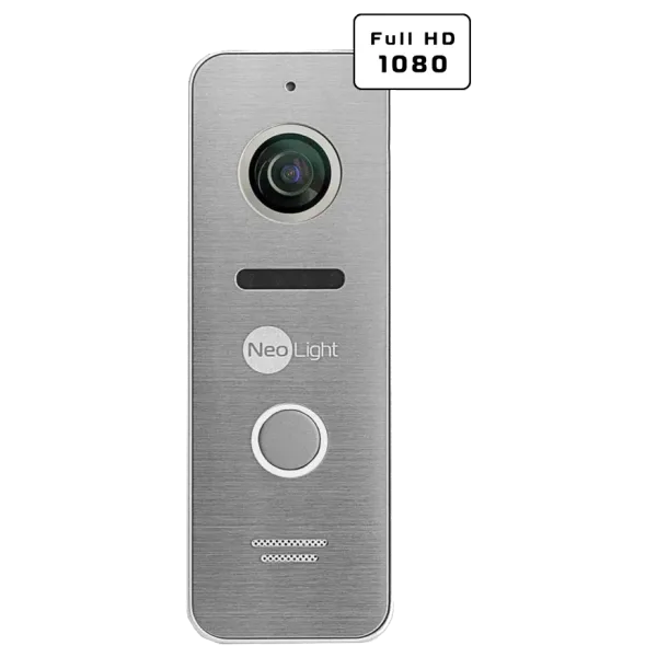 Neolight ALPHA Hybrid Black + PRIME FHD Silver з кутком Комплект відеодомофону
