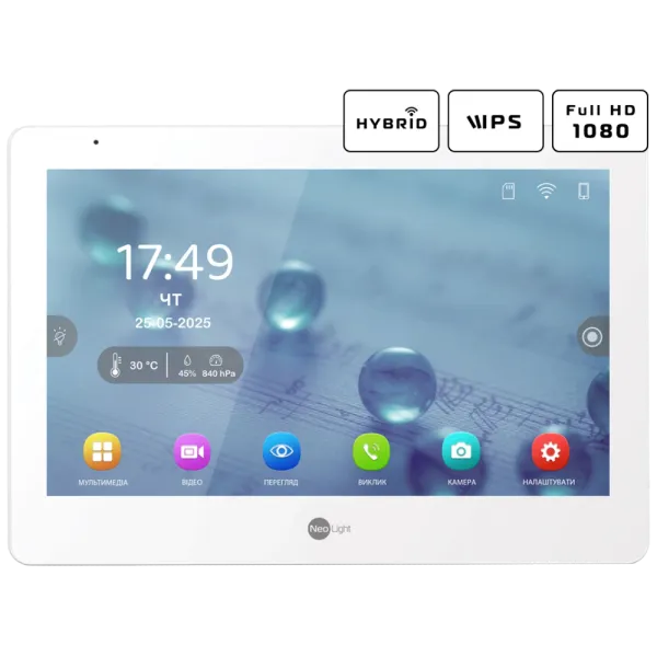 Neolight MEZZO Hybrid + SOLO FHD Graphite Комплект відеодомофону