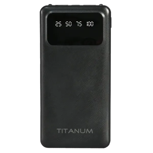 TITANUM OL21 Black 10000mAh Повербанк