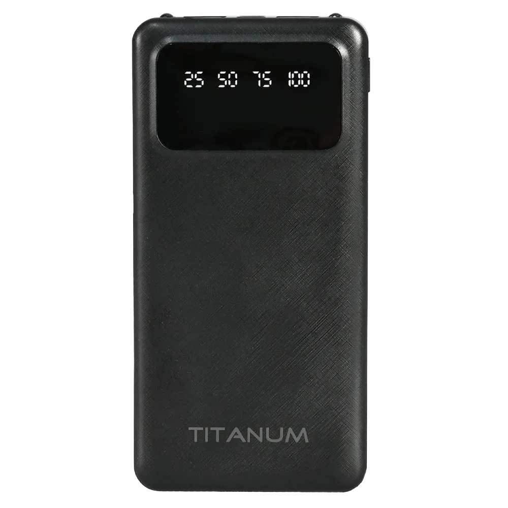 TITANUM OL21 Black 10000mAh Повербанк