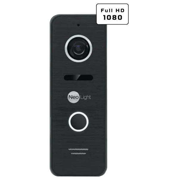 Neolight MEZZO Hybrid Black + PRIME FHD Black з кутком Комплект відеодомофону