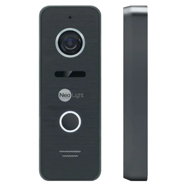 Neolight MEZZO Hybrid Black + PRIME FHD Black з кутком Комплект відеодомофону
