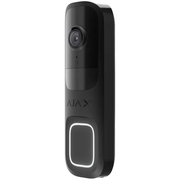 Ajax Doorbell black RAL 9005 Відеодзвінок