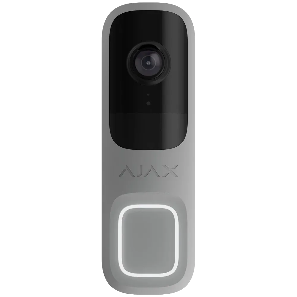 Ajax Doorbell Grey RAL 7004 Відеодзвінок