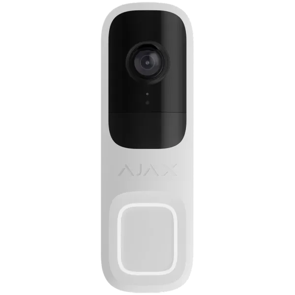 Ajax Doorbell White RAL 9003 Відеодзвінок