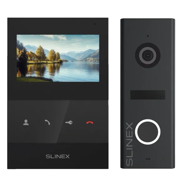 Slinex SQ-04 Black + ML-17HR Graphite Комплект відеодомофону